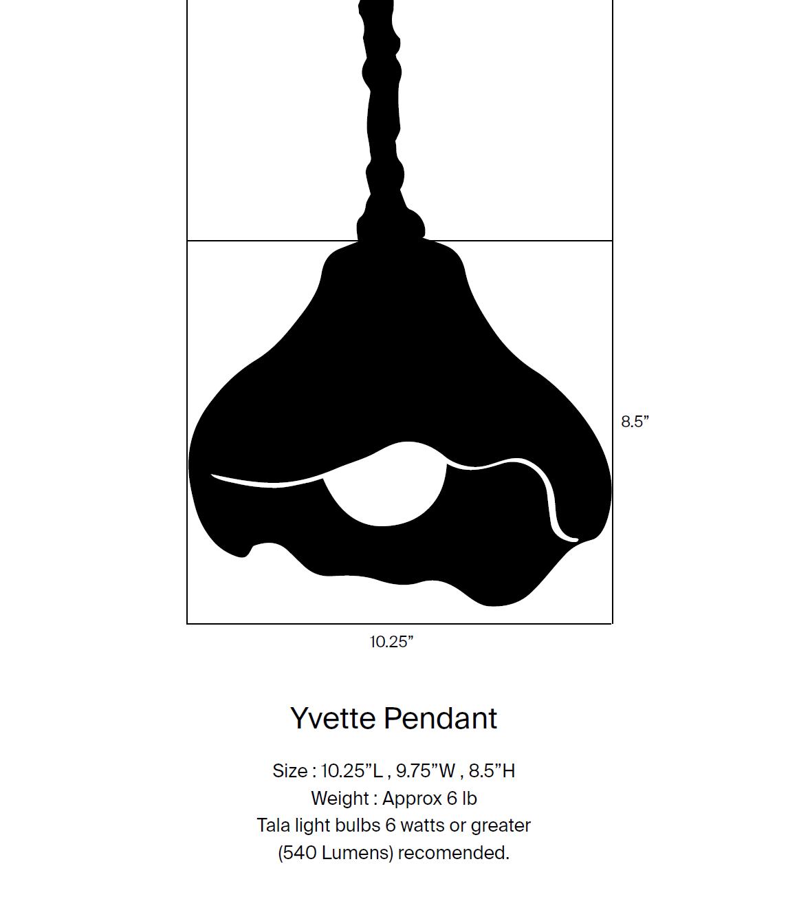 Yvette Pendant